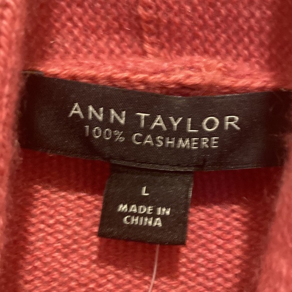 Wrap Cashmere Sweater, size-Large, color-red, light brick 🧱, - Picture 5 of 15